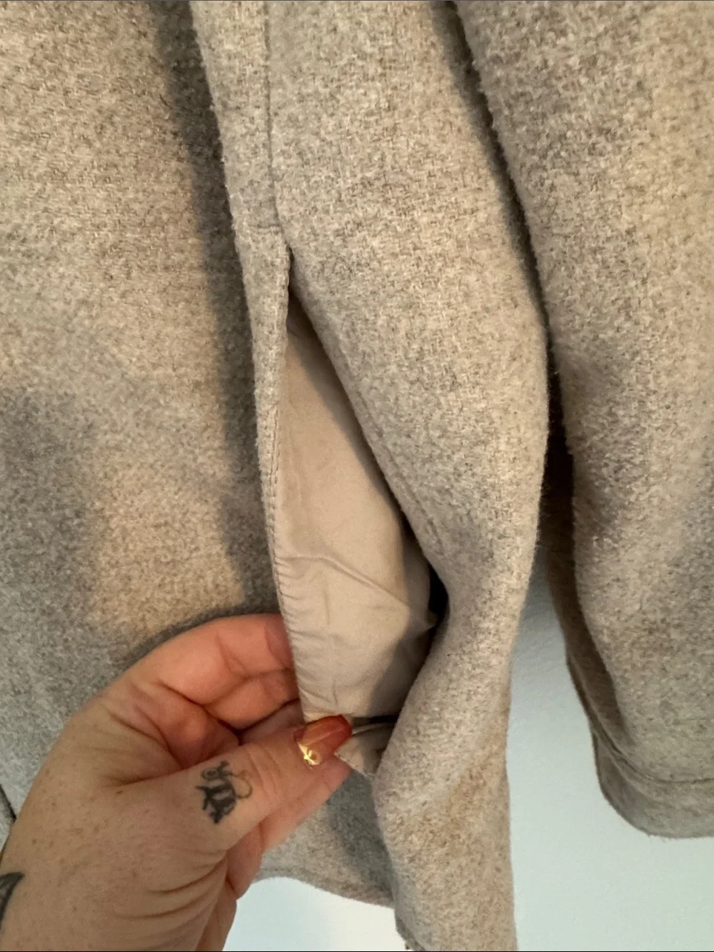 H&M Tan Utility Shacket Jacket N0132